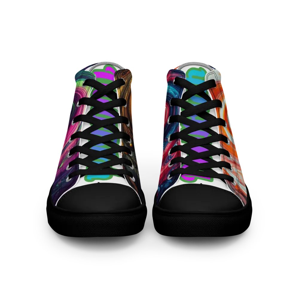 DullBlah Abstract High Tops (Women's) product image (3)