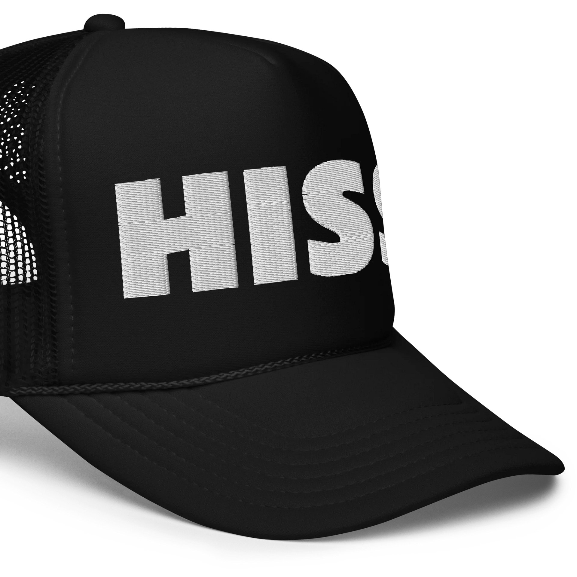 Embroidered HISS Hat - White Thread Collection product image (5)
