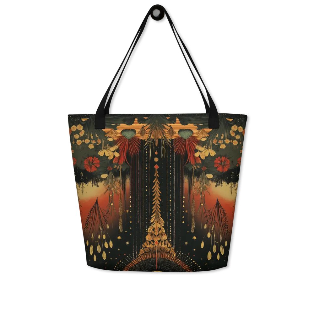 Sacred Patterns | All-Over Print Large Tote Bag w/ Pocket product image (5)