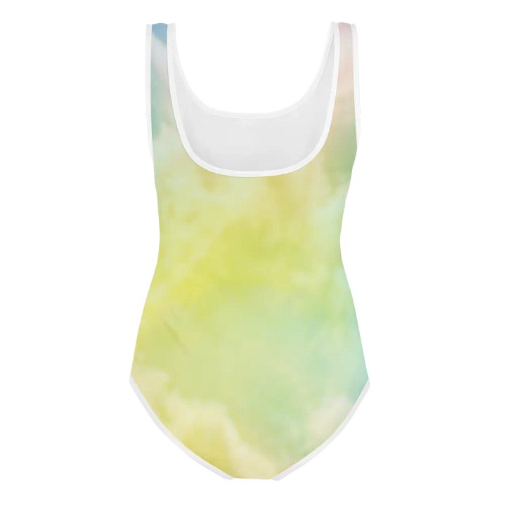 Blur cloud rainbow Design Youth One Piece Swimsuit - V8 product image (1)