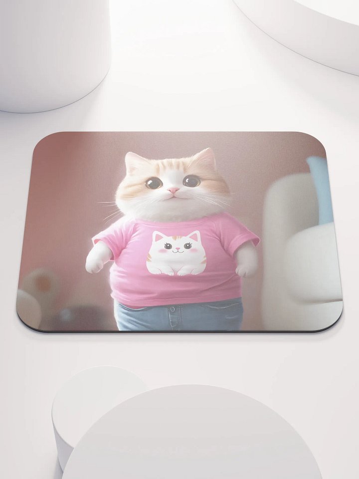 Cute Kitty Mouse Pad / pet.dance.lovers product image (1)