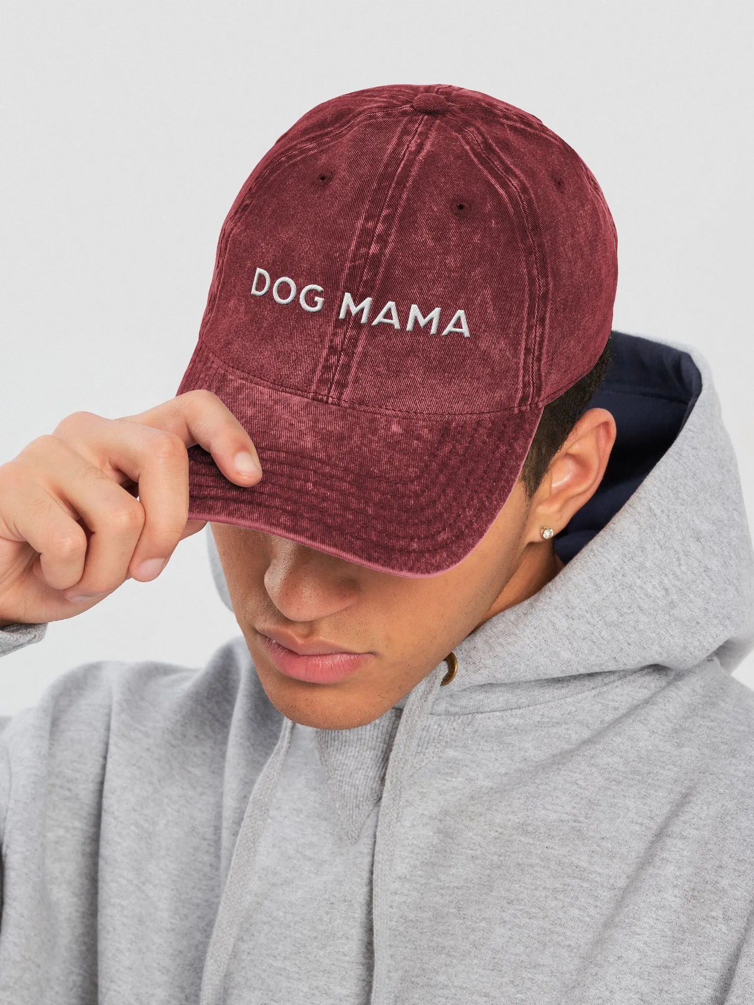 Dog Mama Washed Hat product image (14)