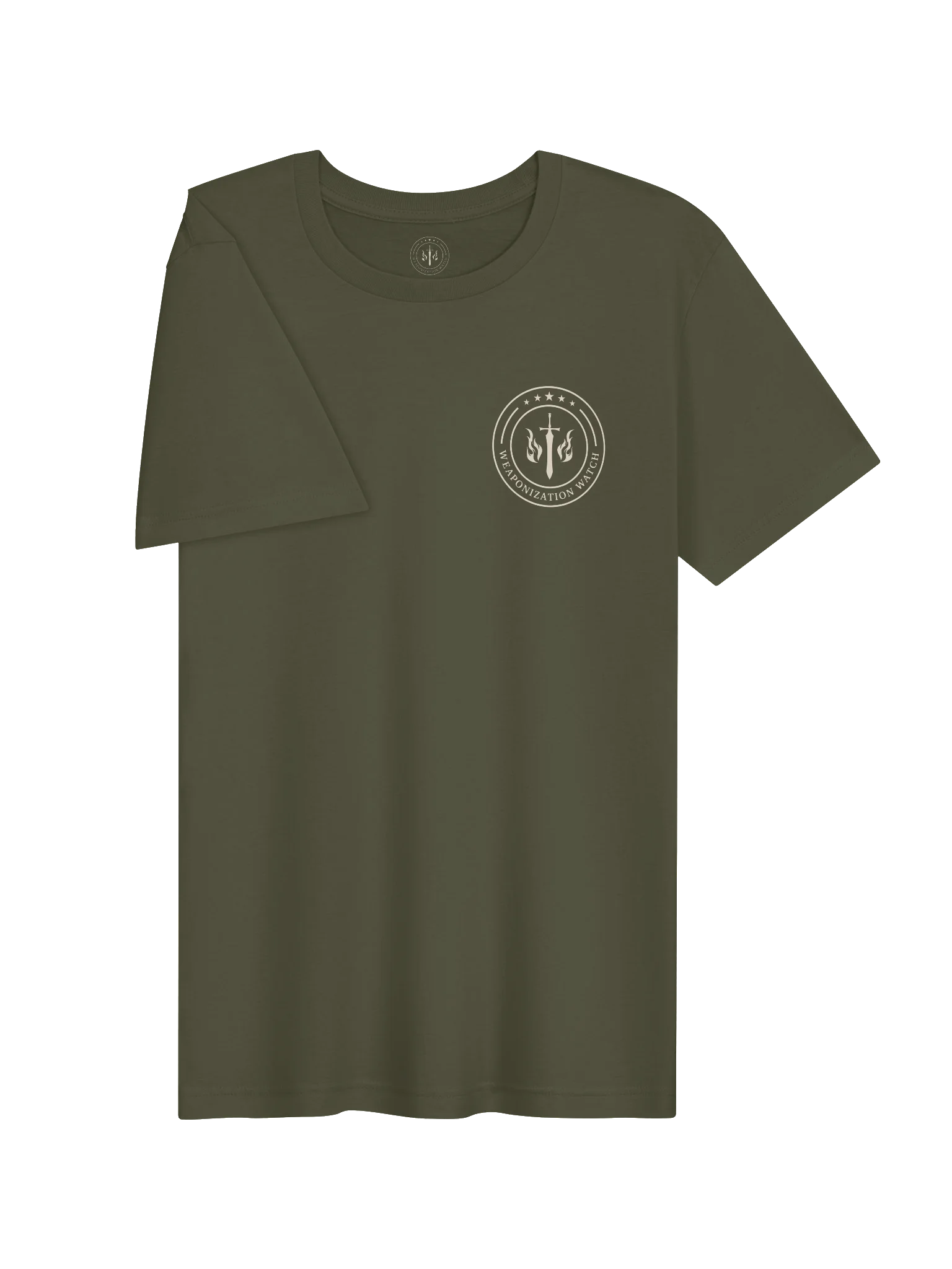 WW “Not On Our Watch” Tee in Army Green product image (3)