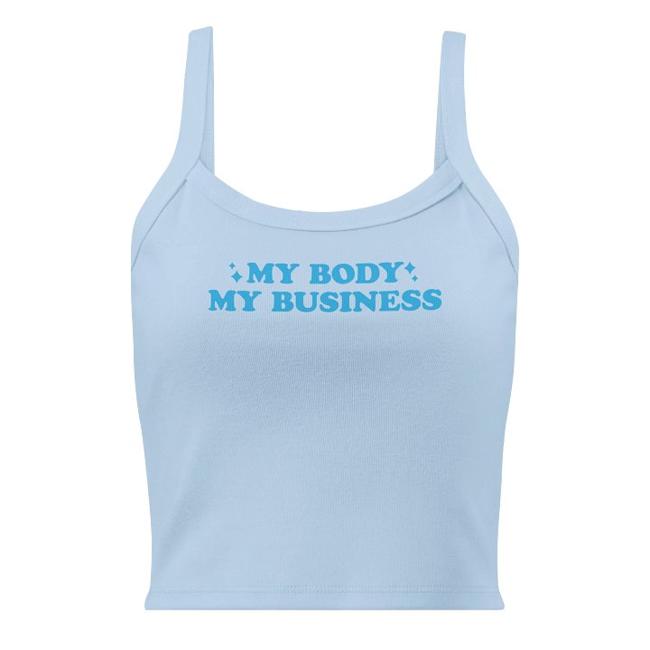 My Body My Business Tank (Blue) product image (2)