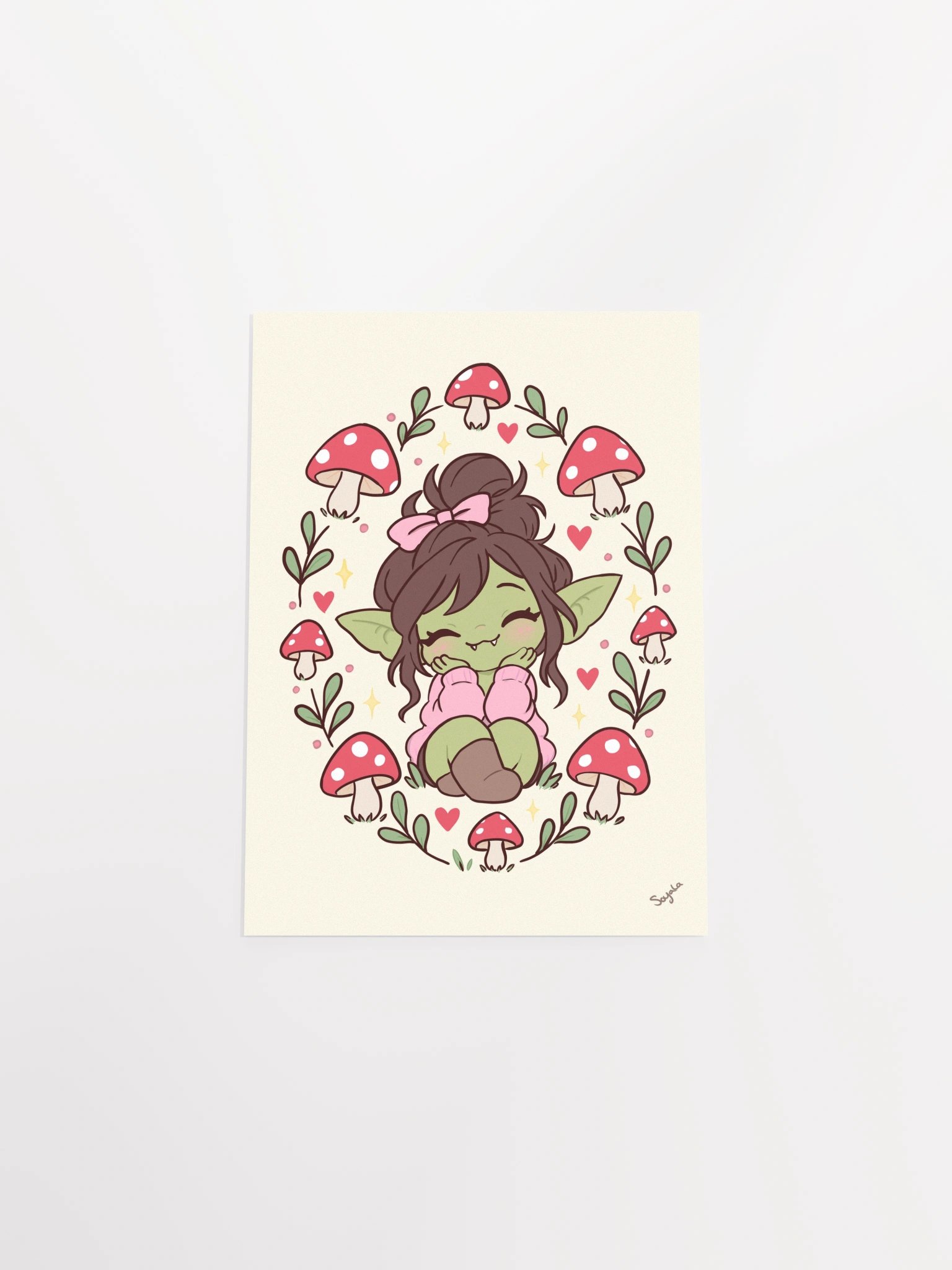 Mushroom Poppy Poster product image (4)