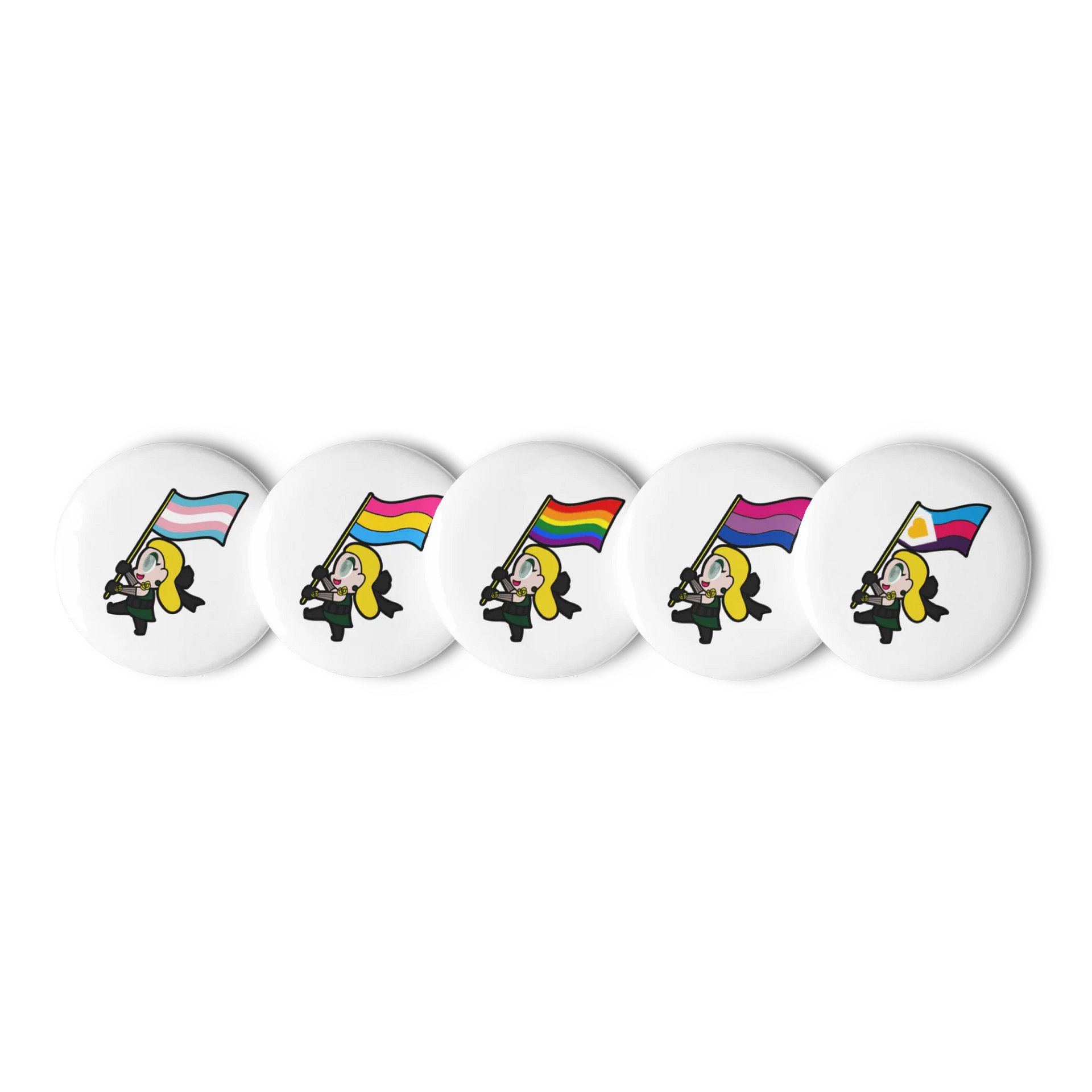 Miss Will-o-Witch Pride Pins Pack 1 product image (1)