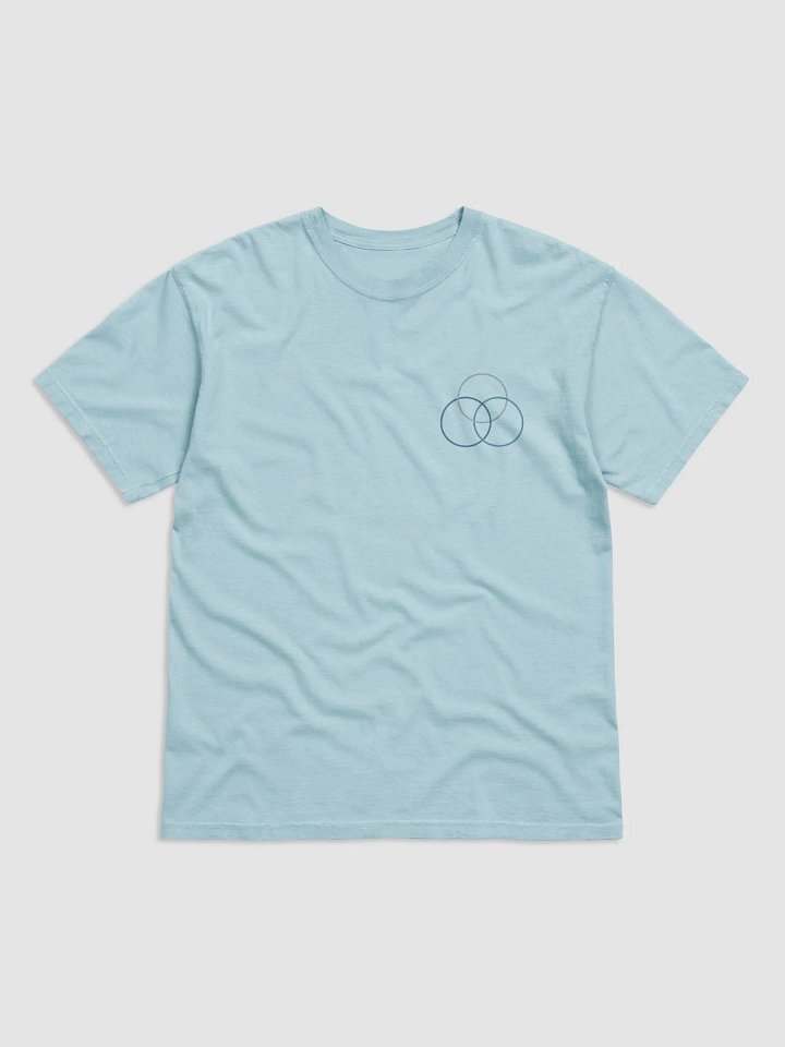 Kalkstein Chiropractic Comfort Colors Blue Logo Tee product image (18)