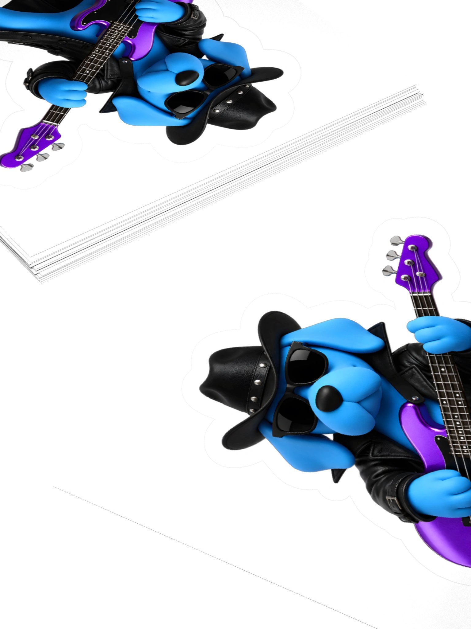 Dizzy cowboy sticker product image (11)