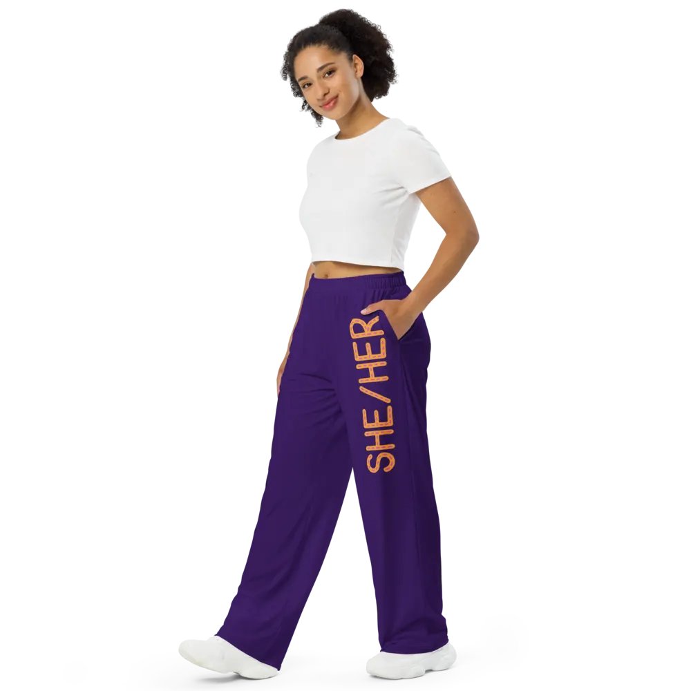 SHE/HER Pronoun Pants product image (2)