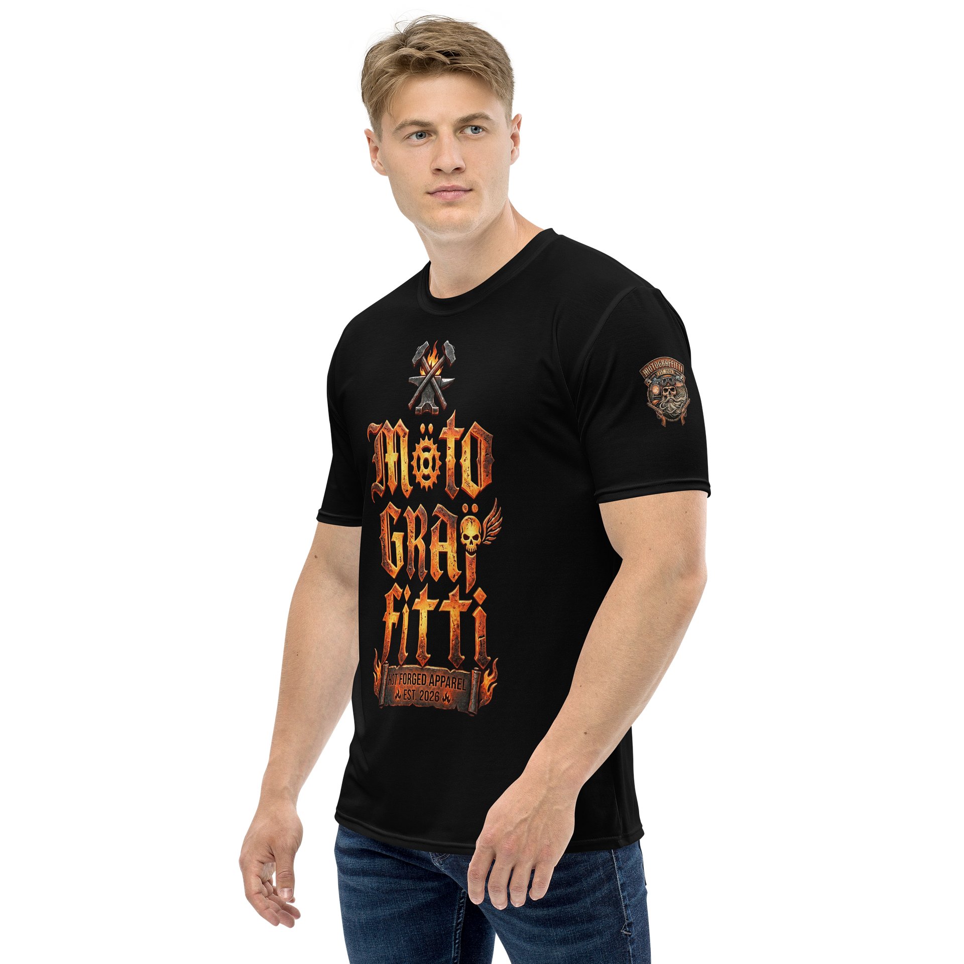 MötoGraffitti Forged Iron Tee product image (3)