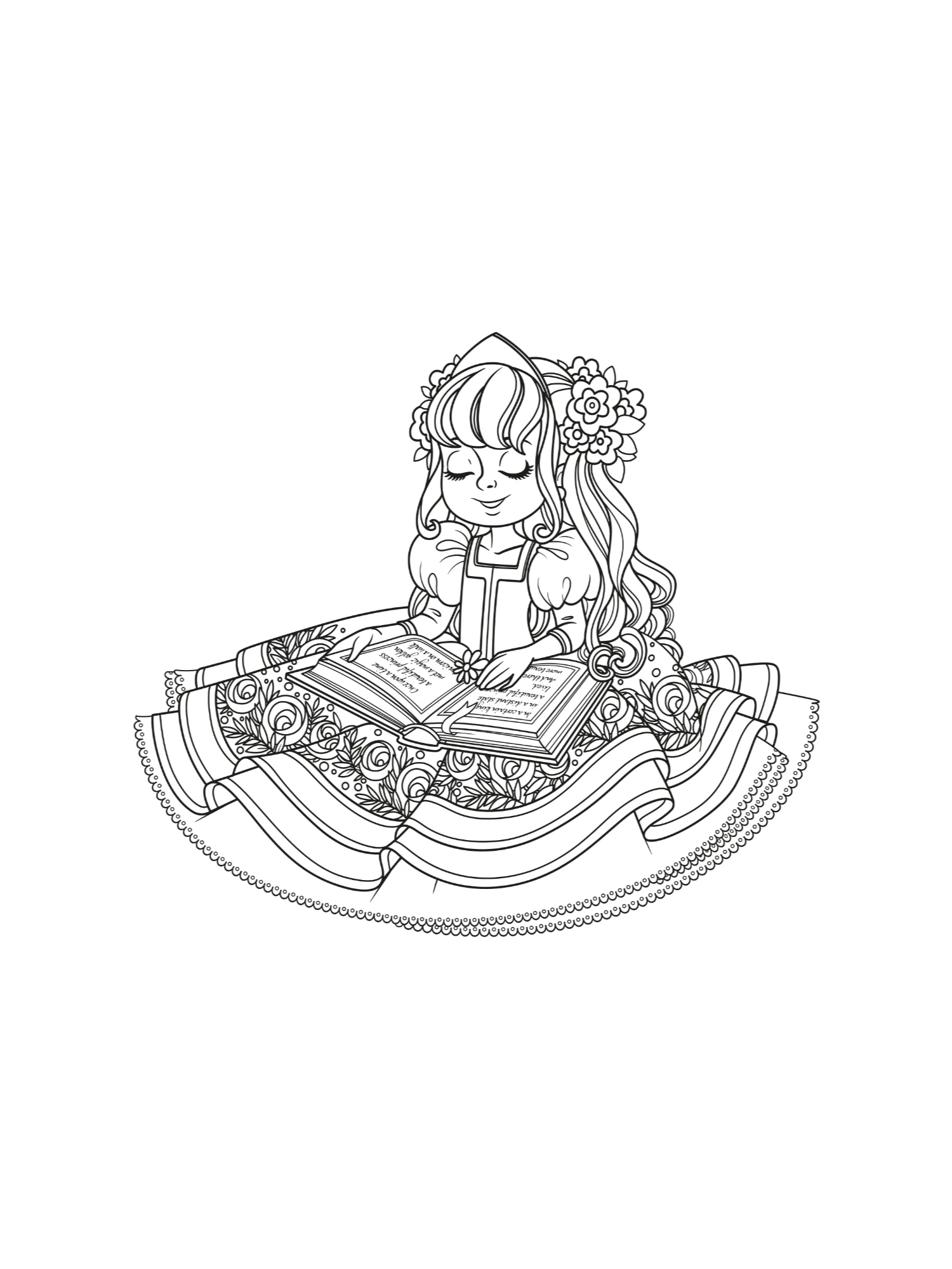 Princess Coloring Book product image (5)