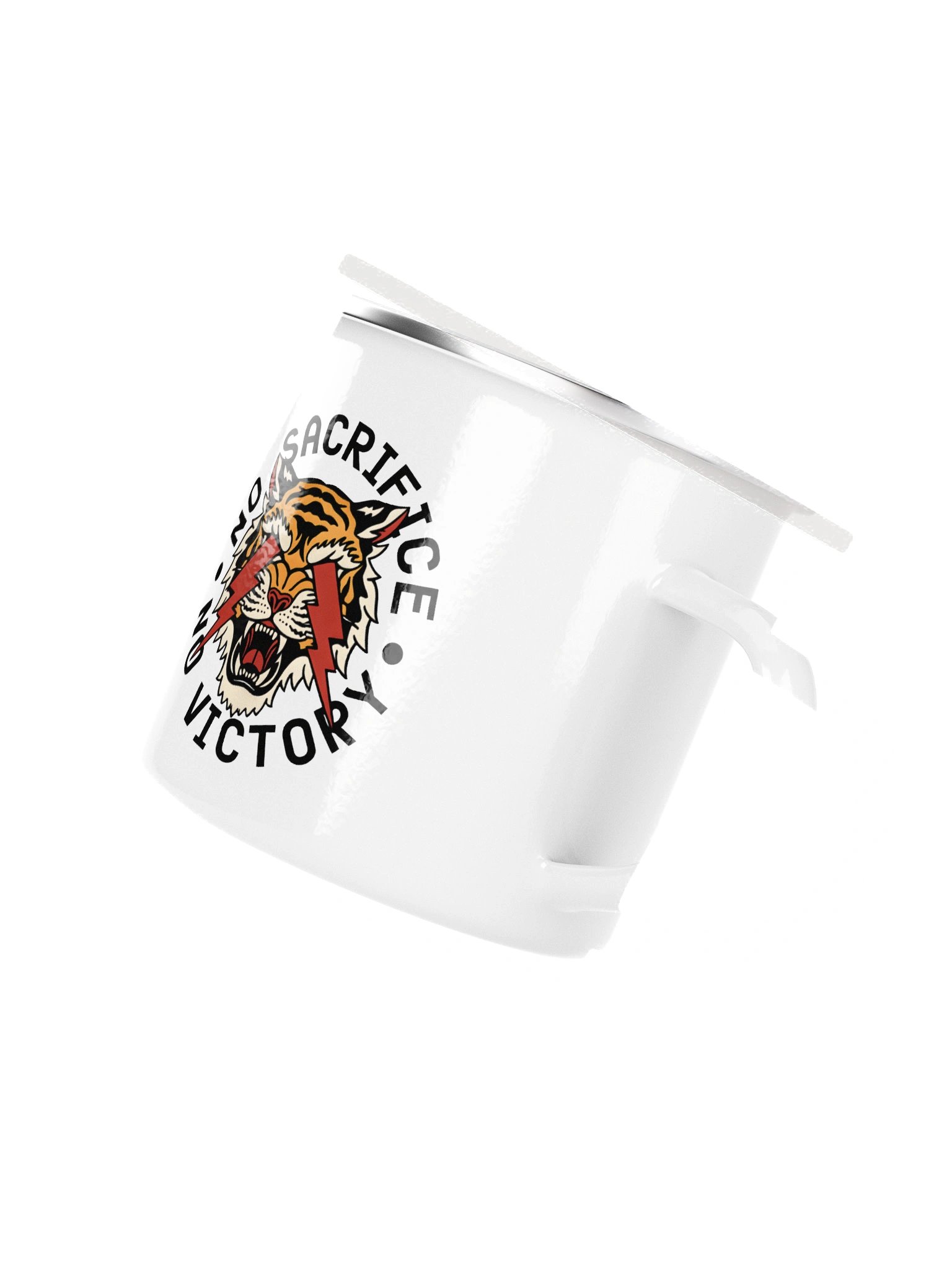 Roaring Tiger Lightning Enamel Mug product image (3)
