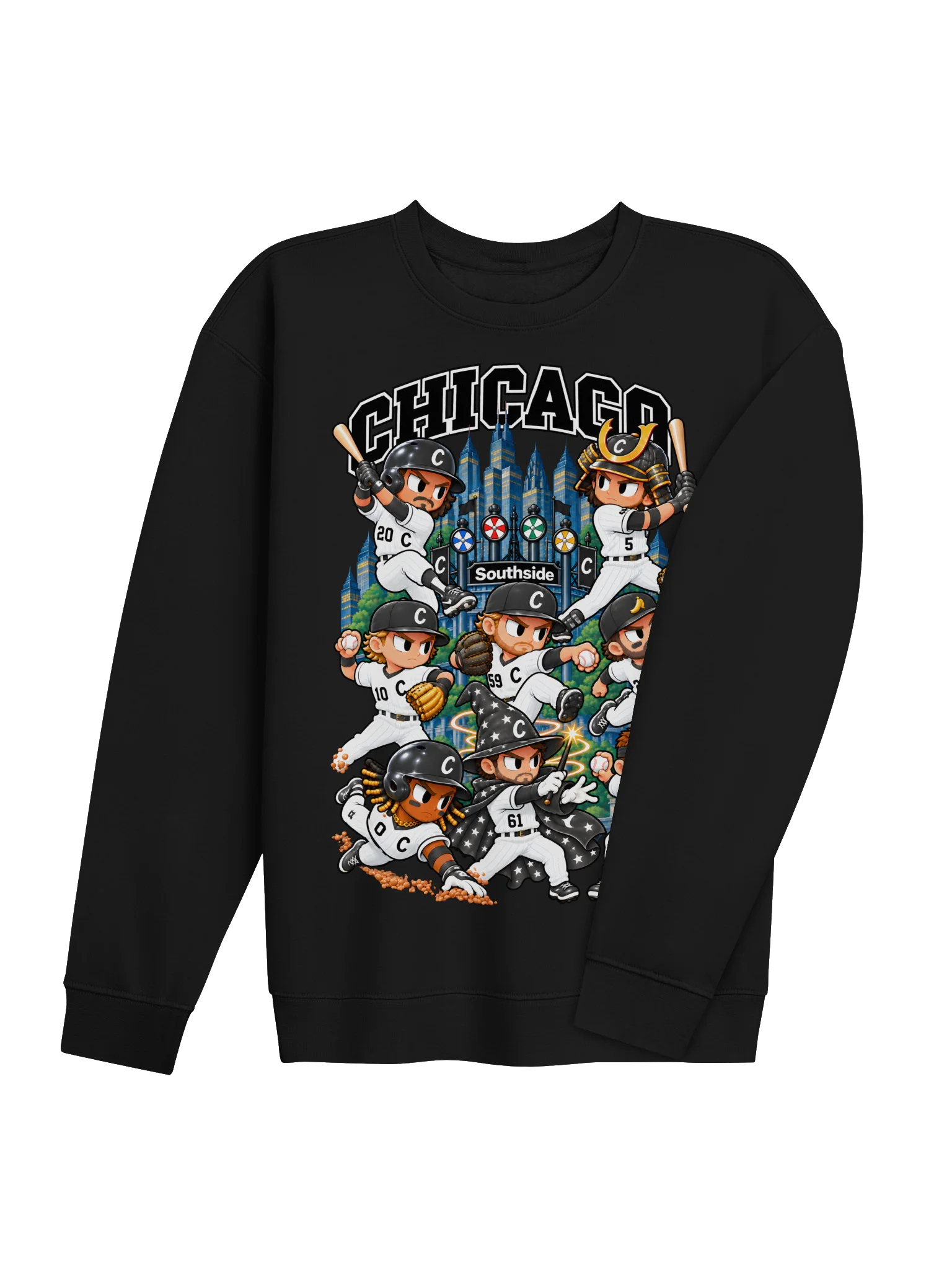 Chicago Southside Baseball 2026 Animated Player Crewneck product image (7)