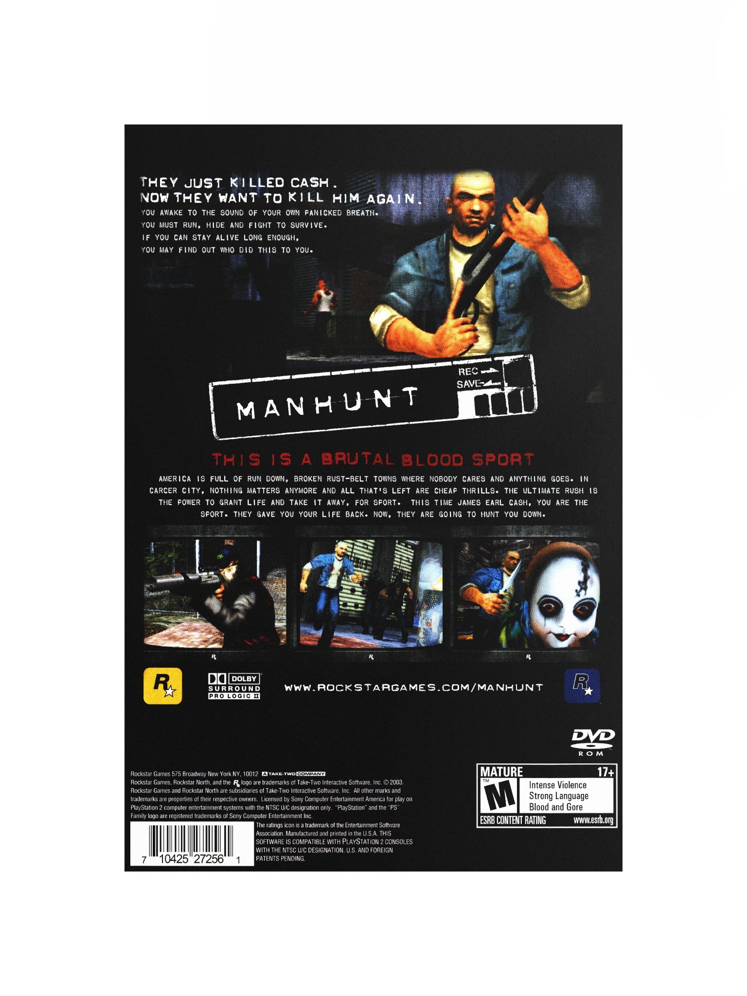 Manhunt (PS2) - Promotional Poster/Flyer product image (4)