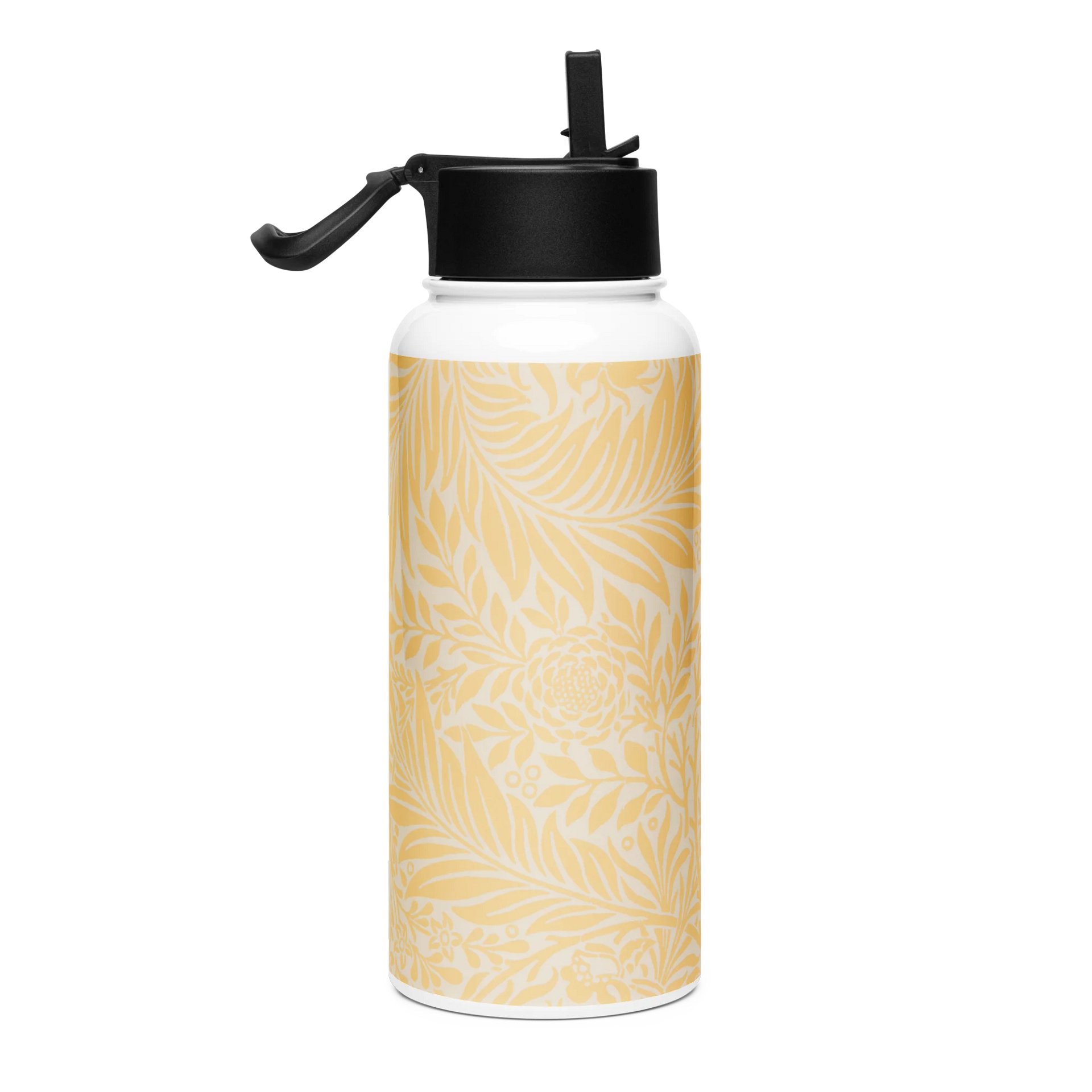 Golden Botanical Bliss Stainless Steel Water Bottle product image (4)