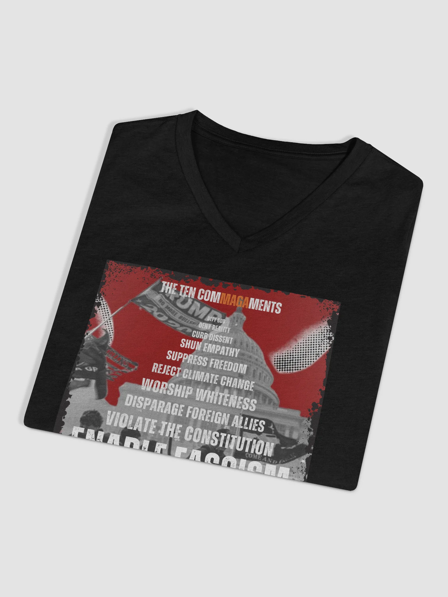 Ten ComMAGAments Women's V-Neck | D A R K product image (7)