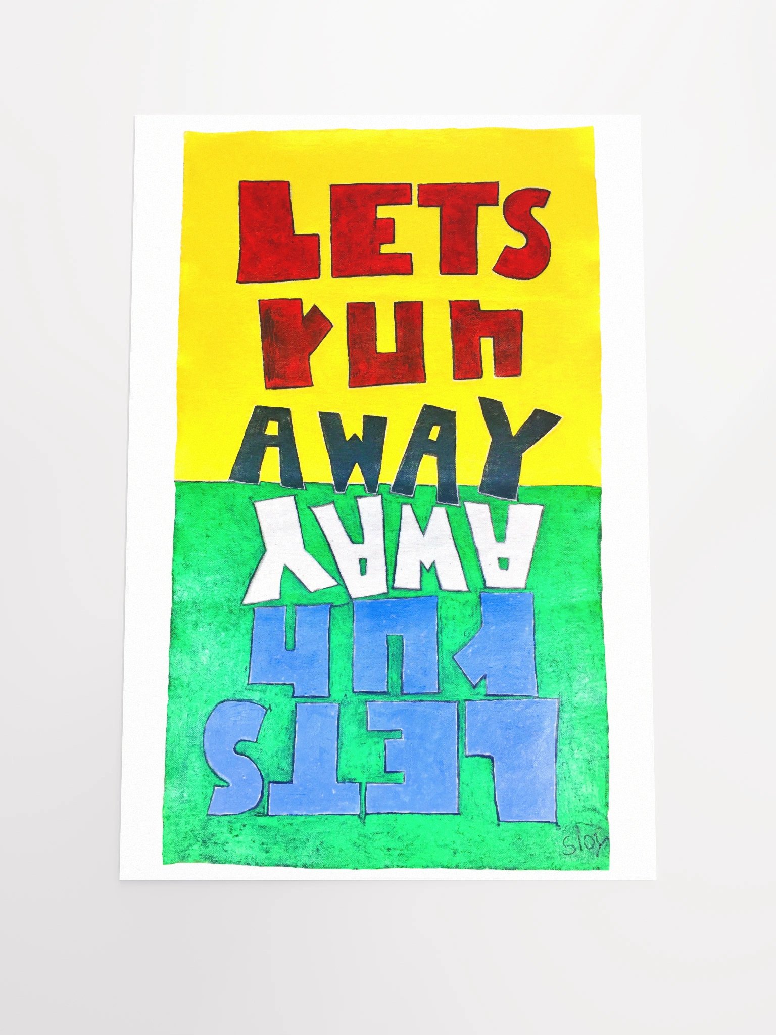 Lets Run Away Poster product image (3)