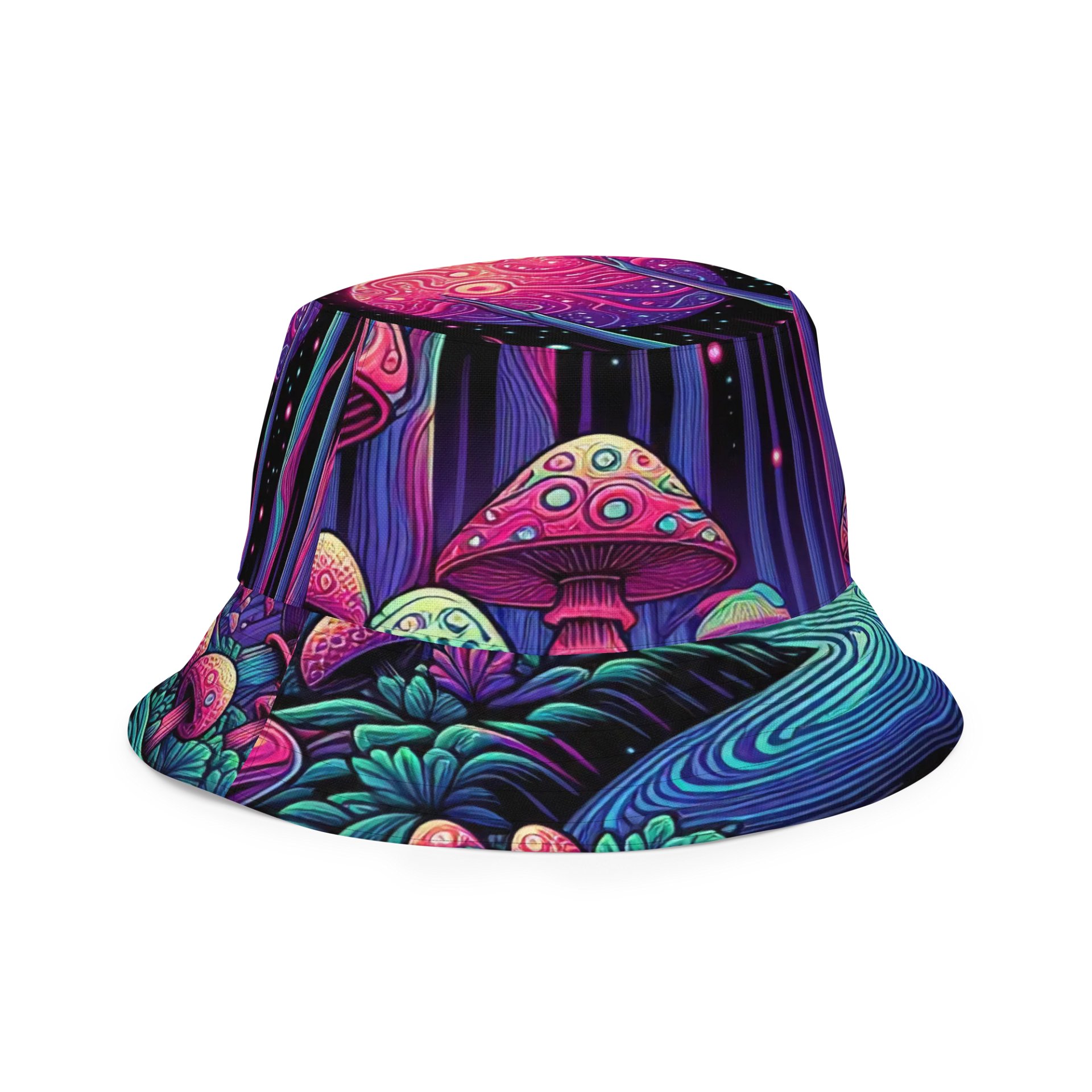 mushroom nights bucket hat product image (2)