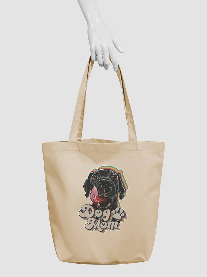 Black Lab Dog Mom Tote Bag product image (1)