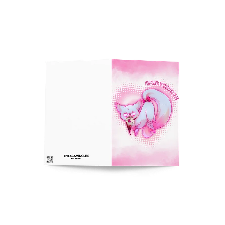 Purrfect Sweethearts | Sealed With Love – Valentine Cat Card product image (2)