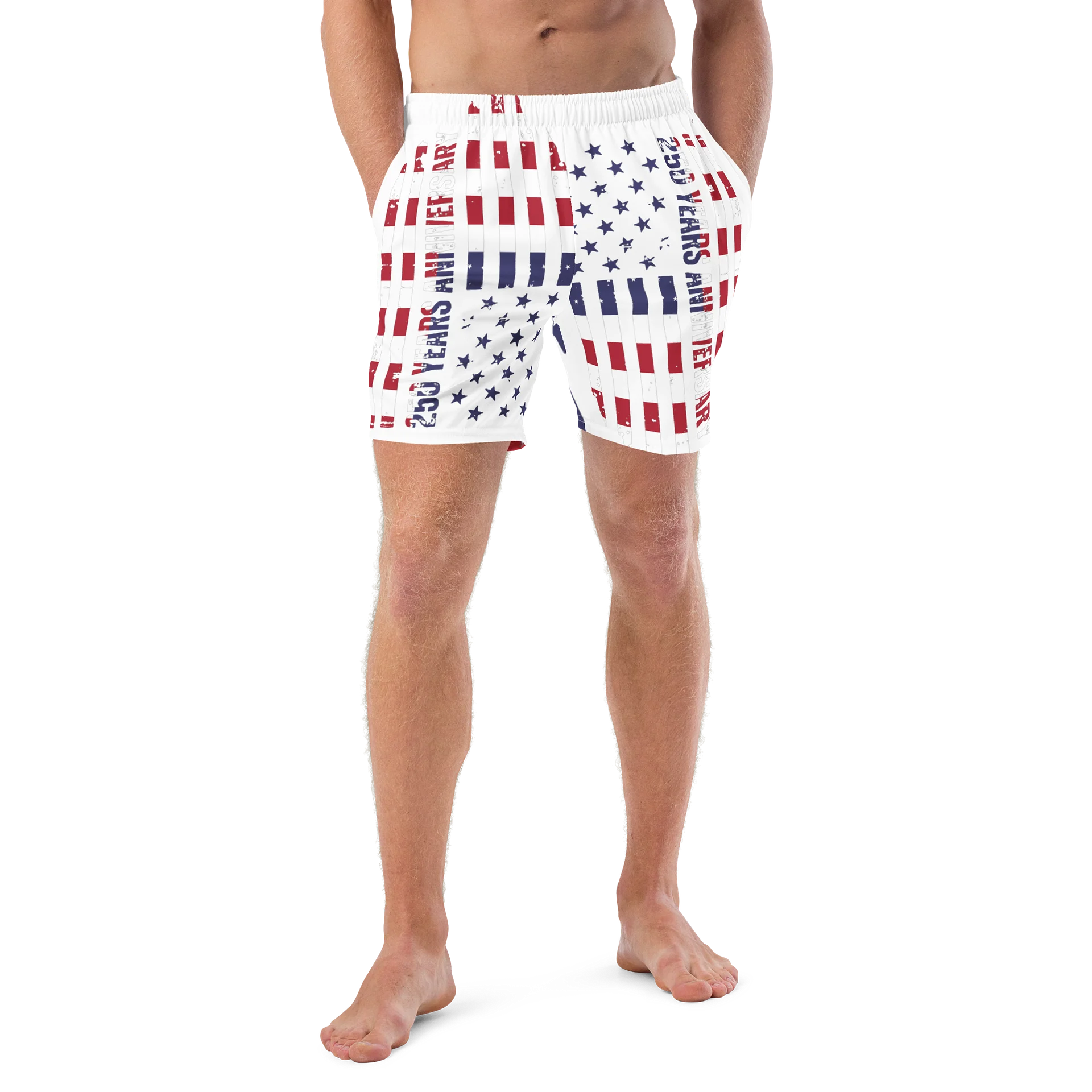 Abstract Stars & Stripes Swim Trunks product image (1)