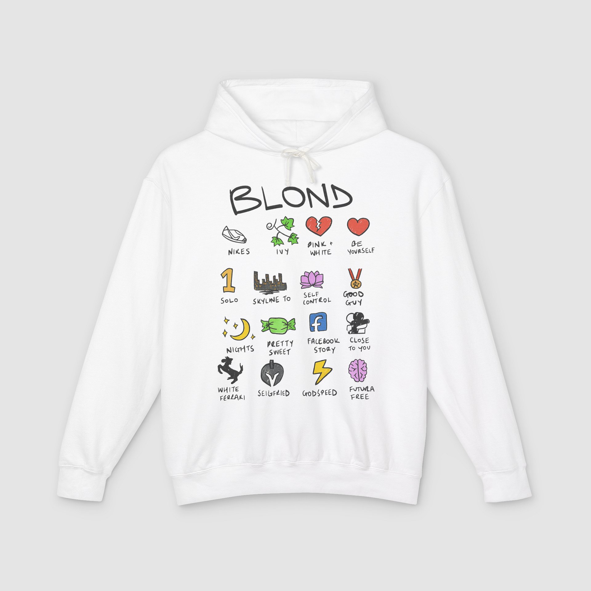 Frank Ocean Blond Notebook Hoodie product image (1)