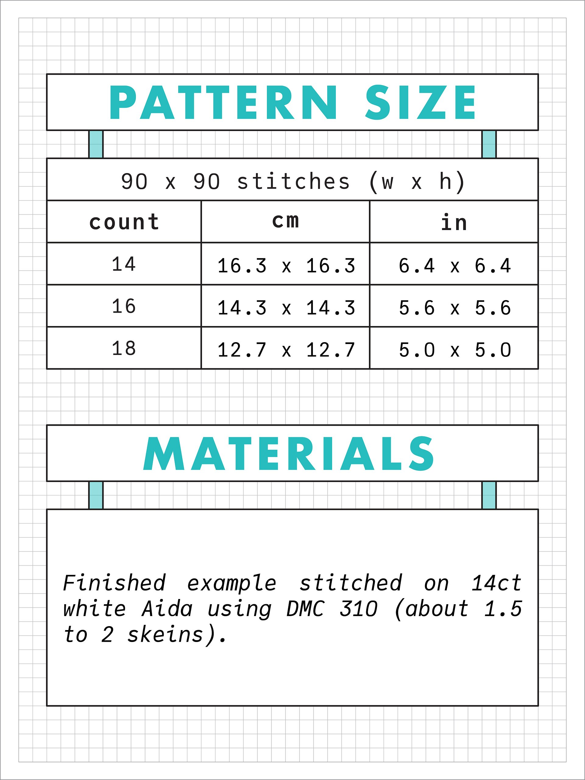 Best Wishes, Warmest Regards • Blackwork Cross Stitch Pattern • PDF Digital Download product image (3)