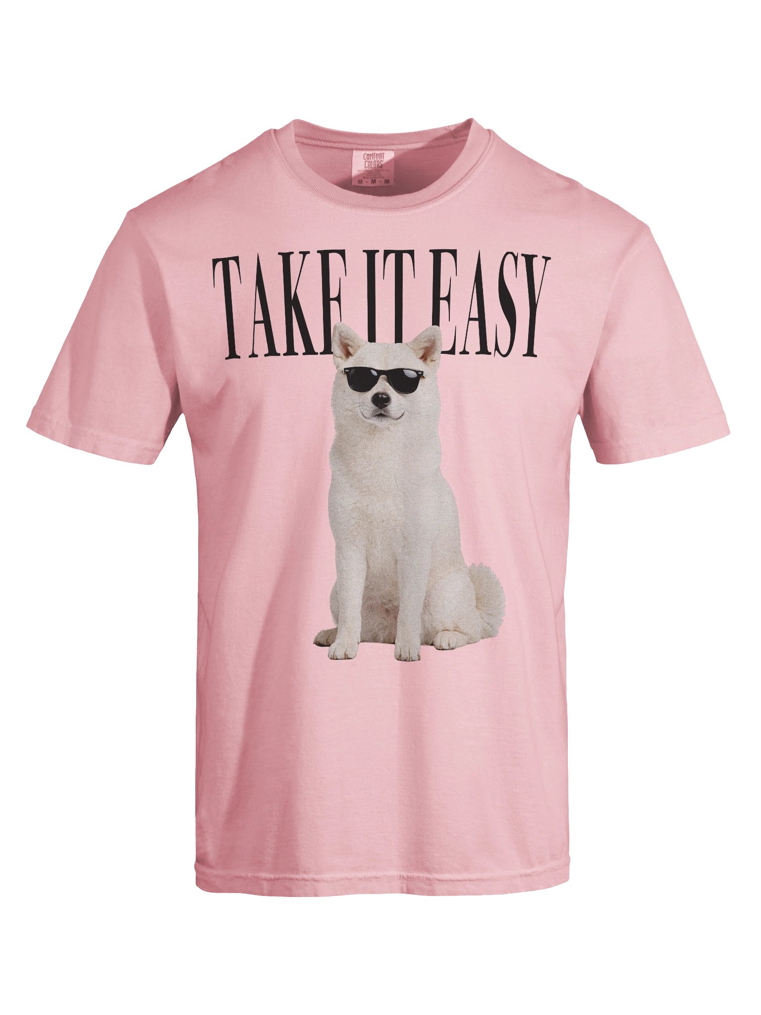 Take It Easy '90s Pop Vintage-Style T-Shirt for Japanese Akita(White) Owners product image (10)