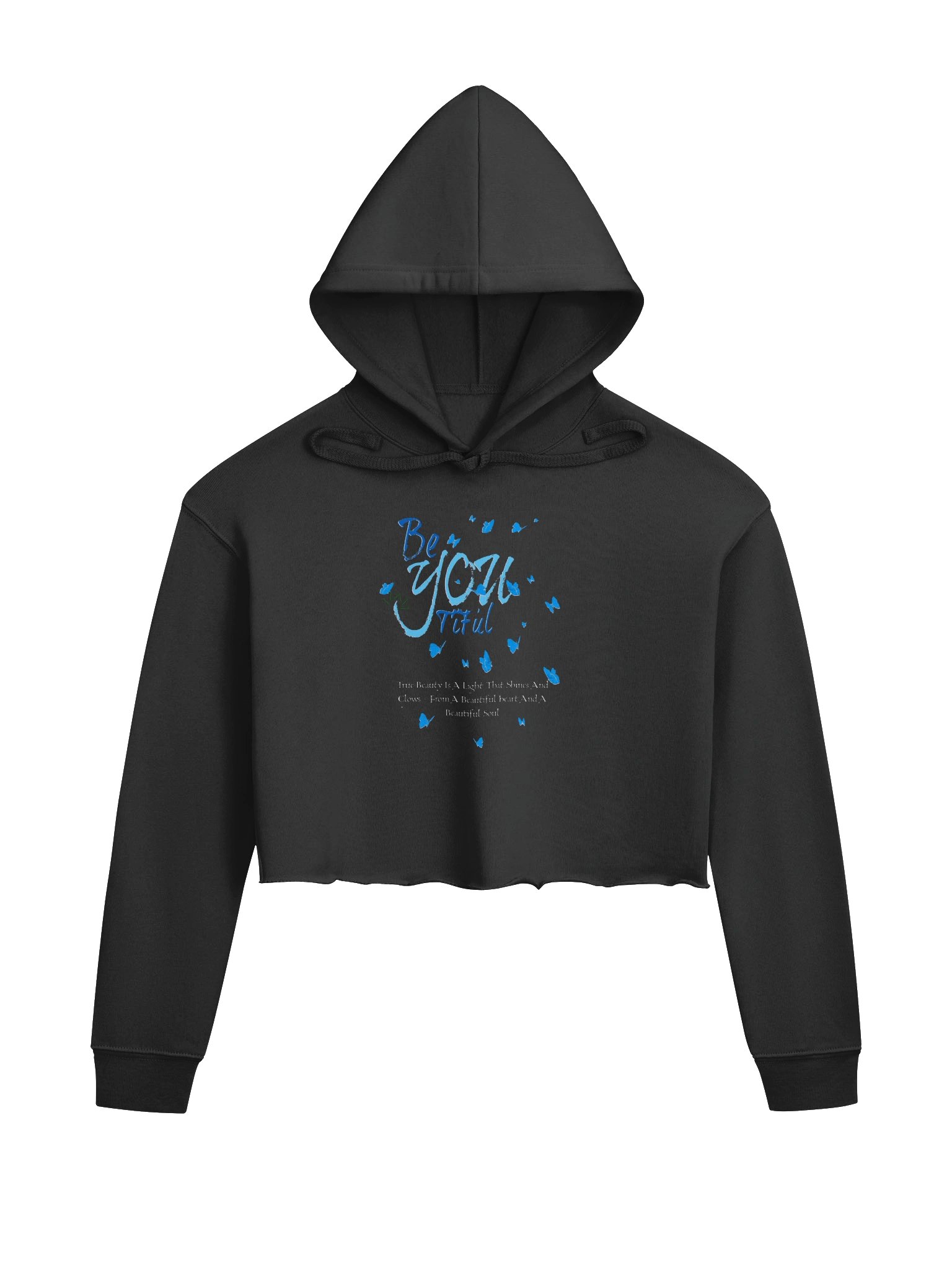 Be-You-Tiful Butterfly Crop Hoodie product image (1)