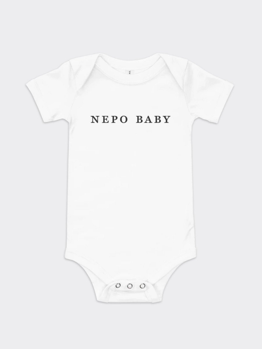 Nepo Baby Onesie product image (1)