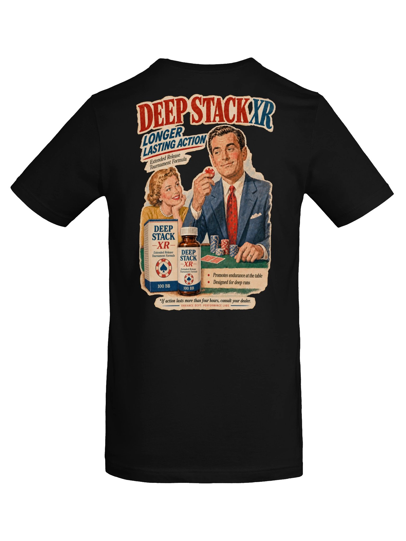 Deep Stack XR Vintage Poker Tee product image (6)