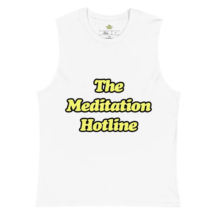 The Meditation Hotline Logo Muscle Tank product image (6)