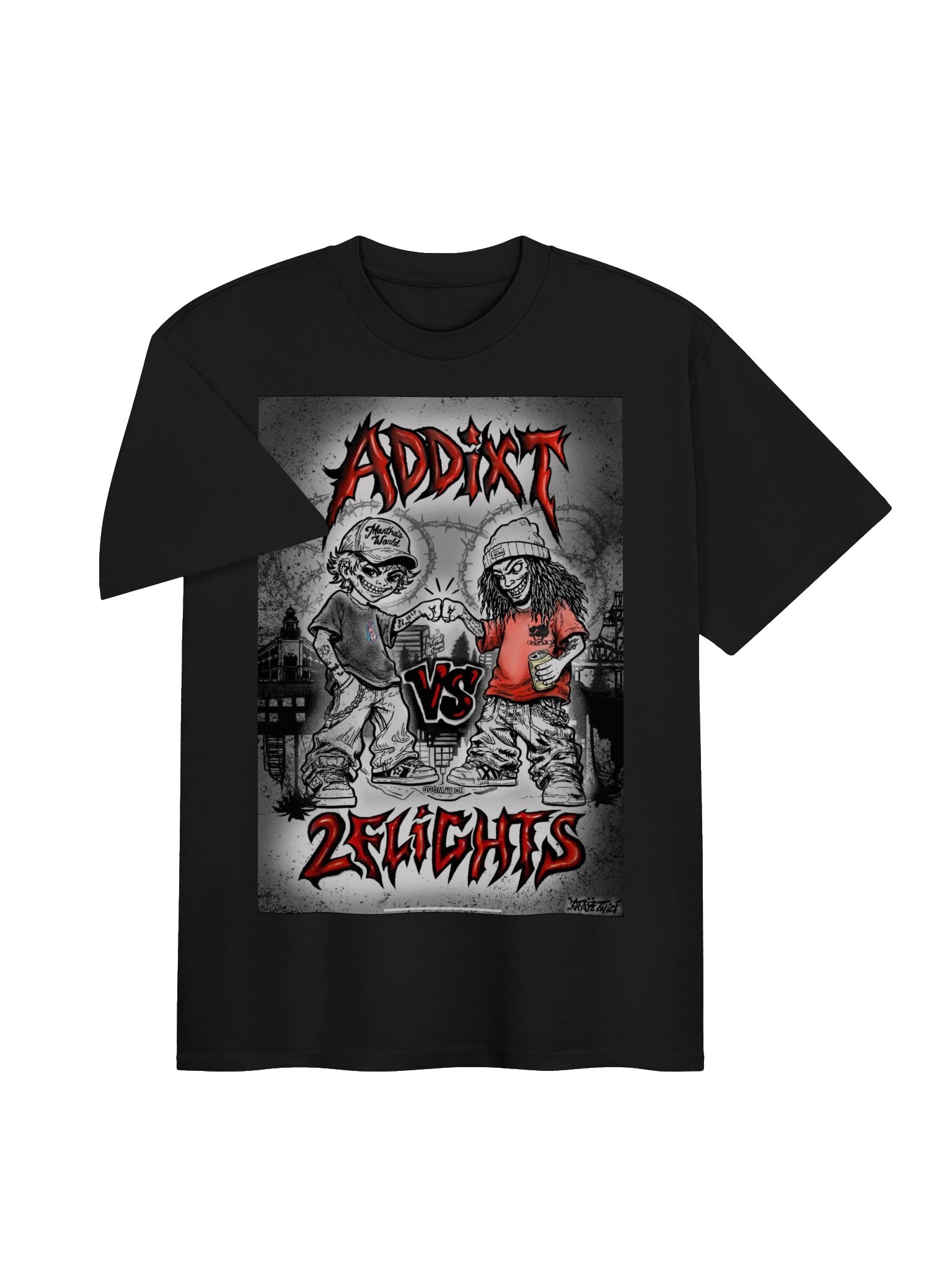 ADDIXT VS 2FLIGHT$ TEE product image (3)