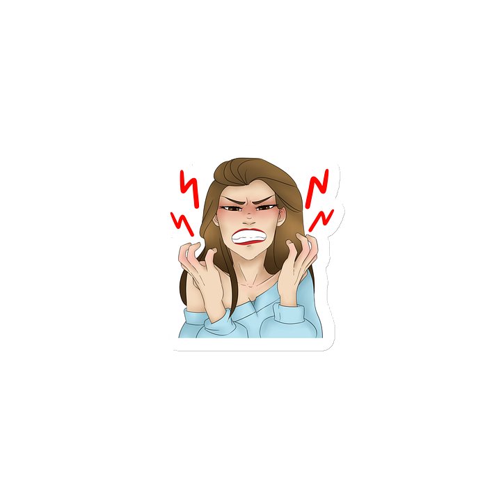 Apple Angry magnet product image (1)