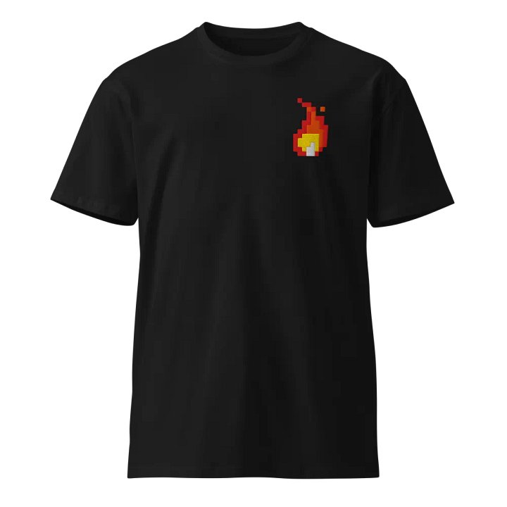 Phlare Flame Embroidered T-Shirt product image (1)