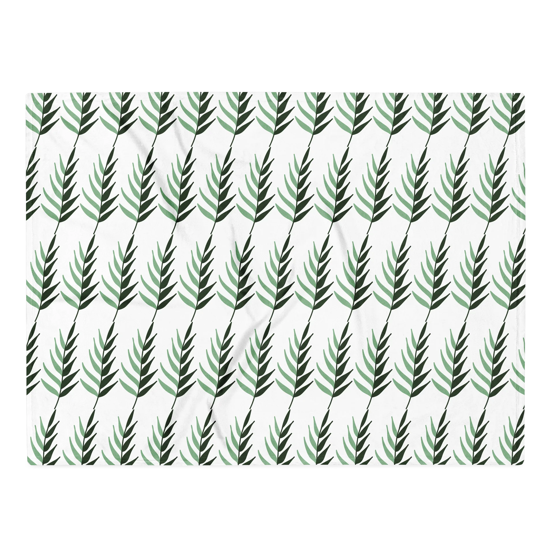 Throw Blanket - Glitch Green Abstract product image (2)
