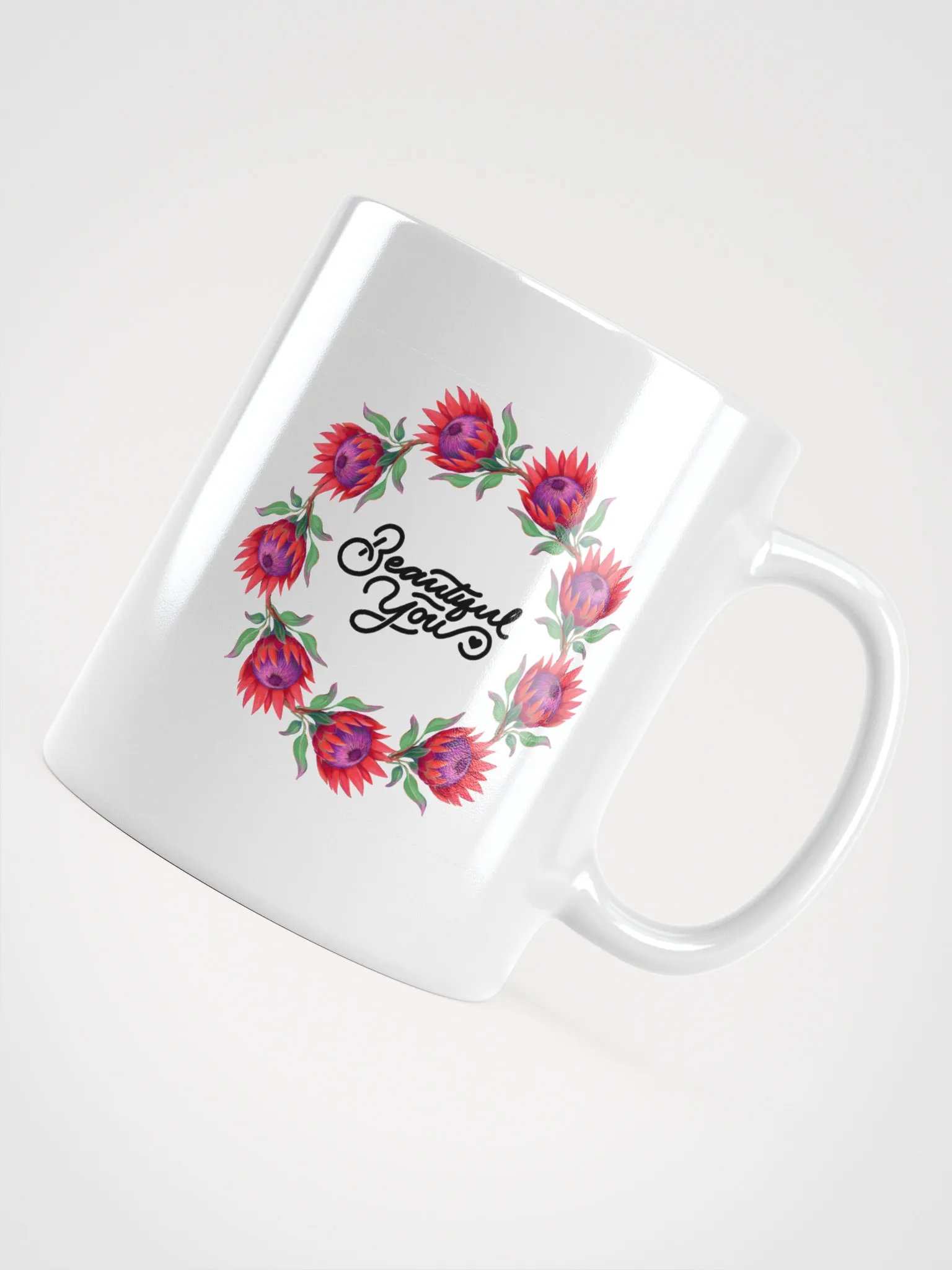 Beautiful You Floral Mug product image (11)
