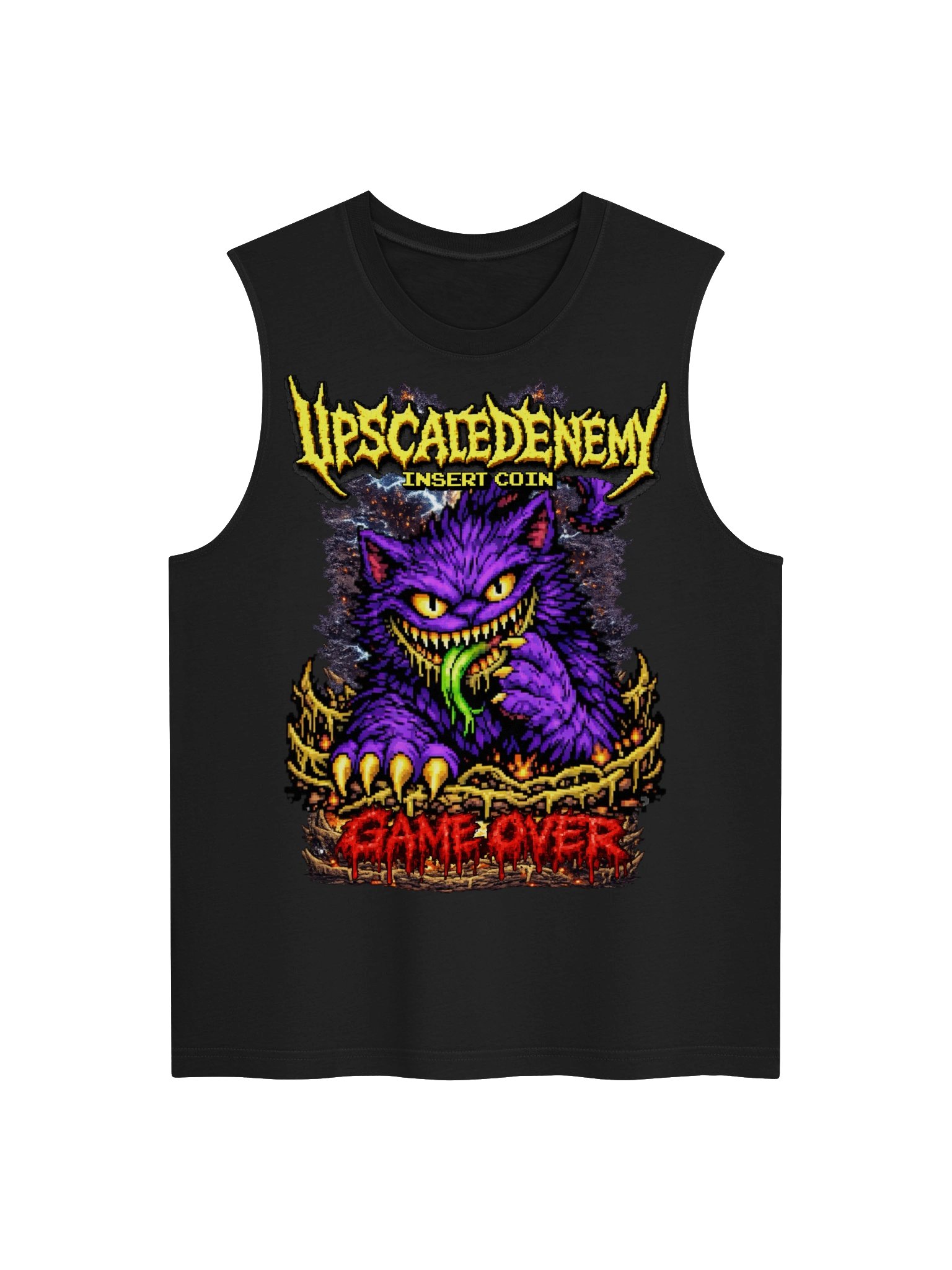 UE - Insert Coin- Game Over Muscle Tank product image (1)