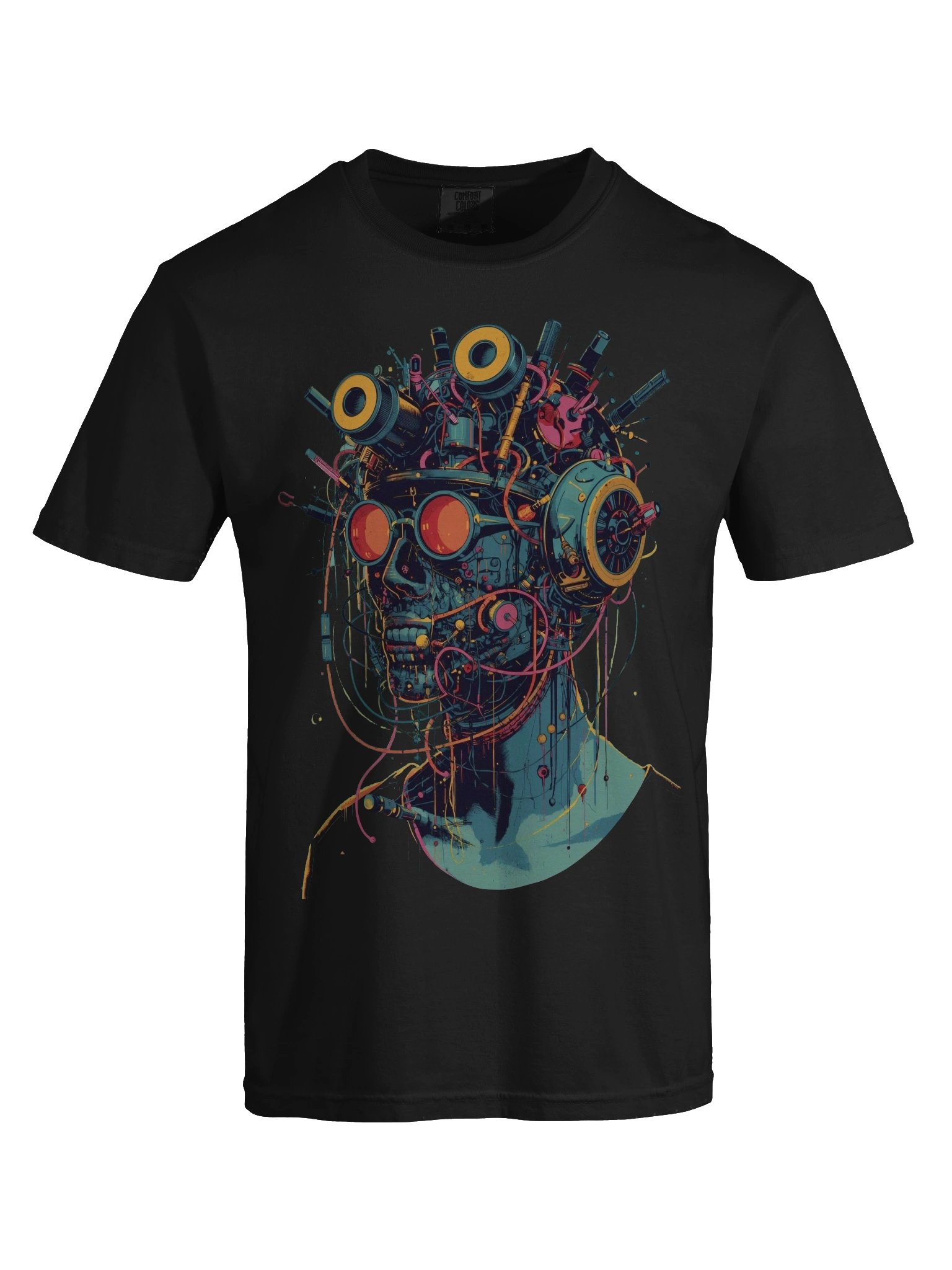 Futuristic Wired Nerd Heavyweight T-Shirt product image (2)