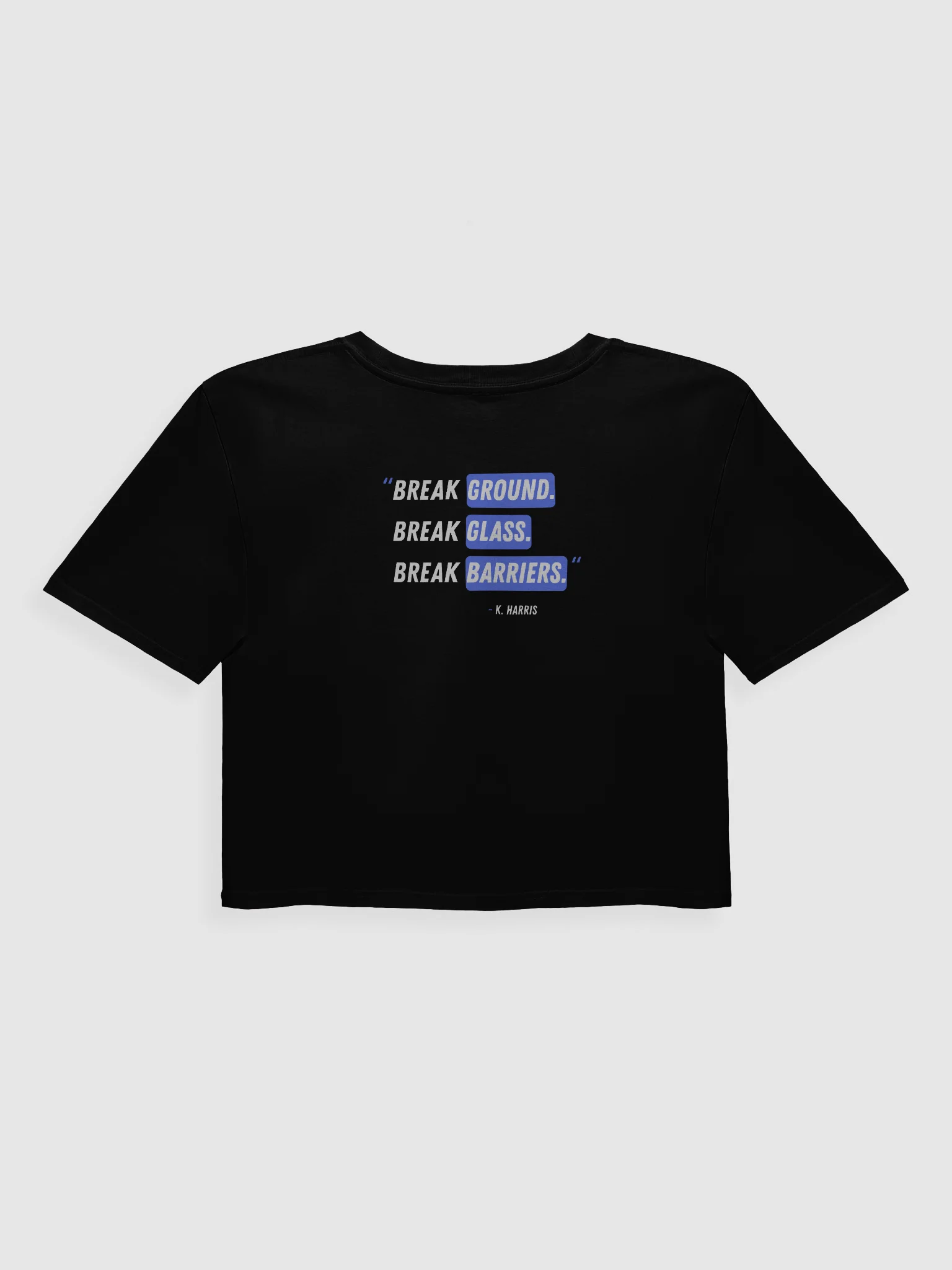 Kamala Would Never Crop Top | D A R K product image (2)