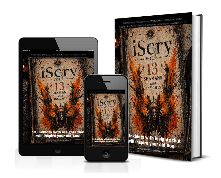 iScry vol.3 THIRTEEN SHAMANS | 13 inkblots | eBook/PDF product image (2)