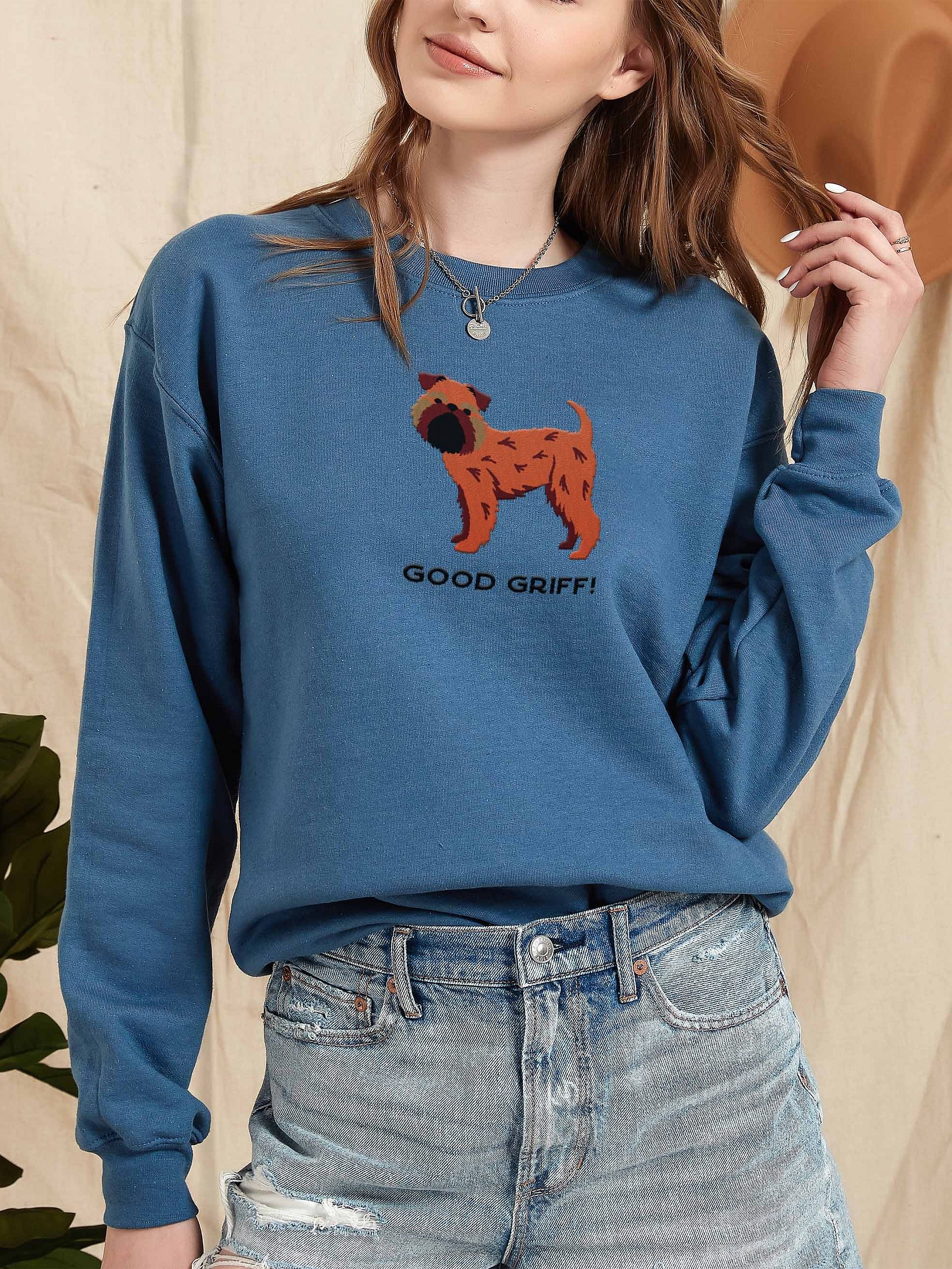 Good Griff! Sweatshirt (Embroidered) of a Brussels Griffon(Red) product image (2)