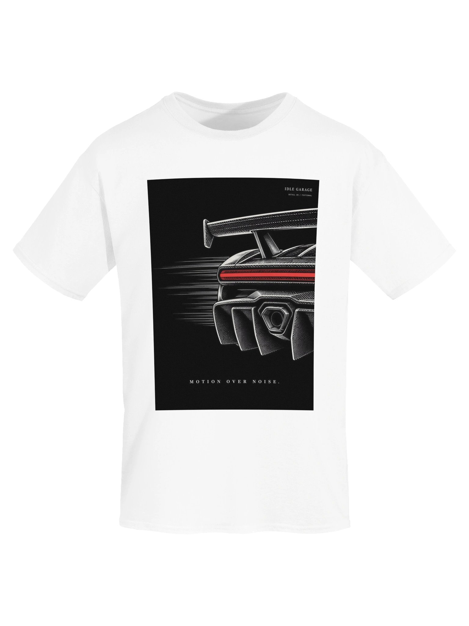 Idle Garage Motion Over Noise Tee product image (5)
