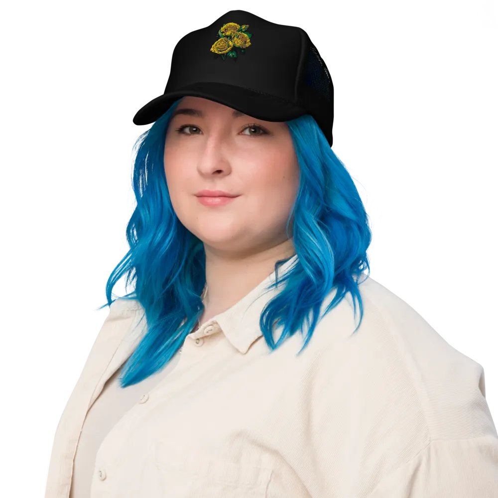 Yellow rose cap product image (10)