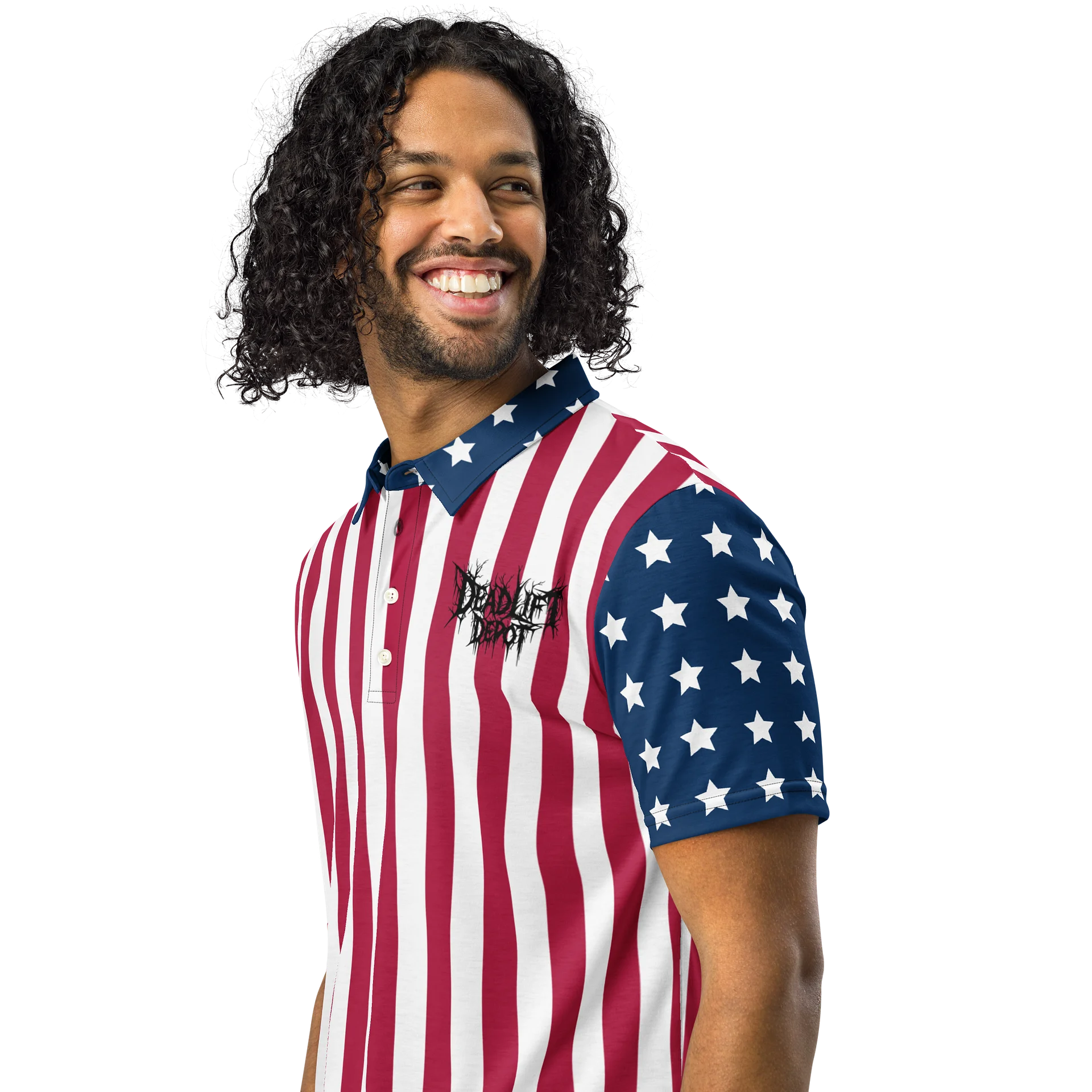 Deadlift Depot July 4th SPECIAL EDITION MEN'S GOLF SHIRT product image (2)