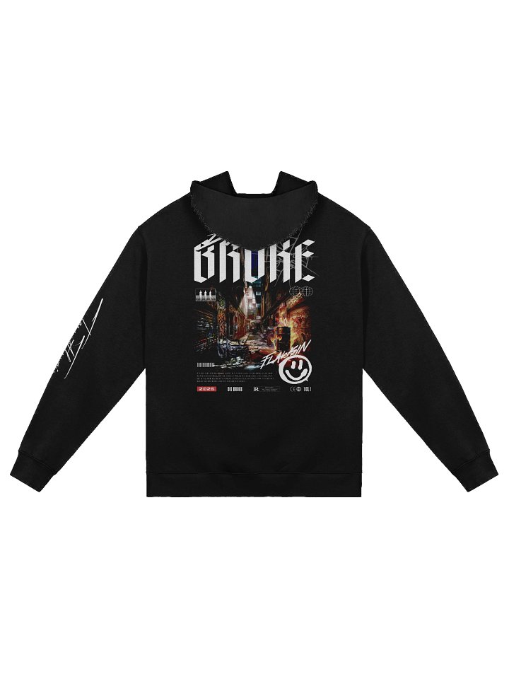Team Flawsin Die Broke Premium Oversized Hoodie product image (2)