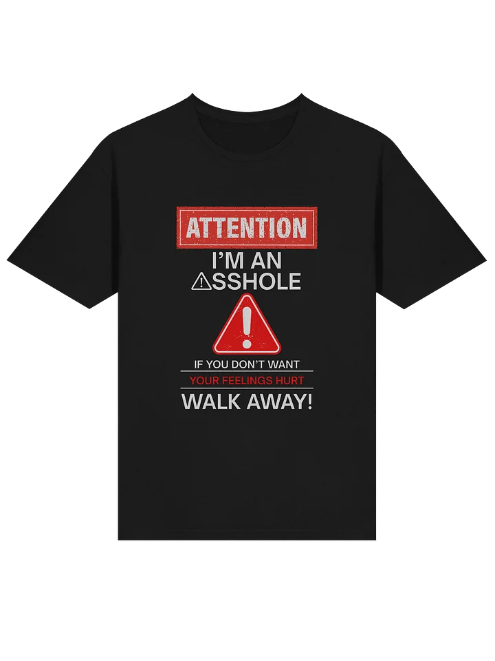 Warning Sign Unisex T-Shirt product image (2)