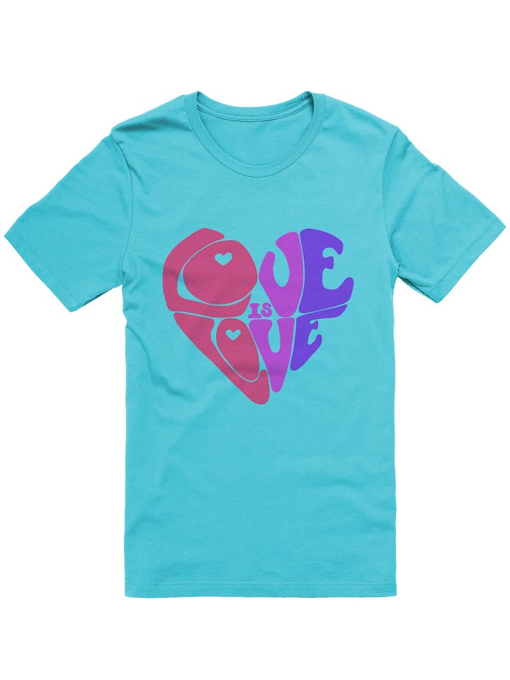 Bisexual Love is Love big print tee product image (1)