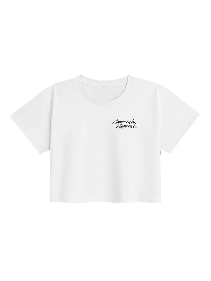 White Signature Appreesh Crop Top product image (1)