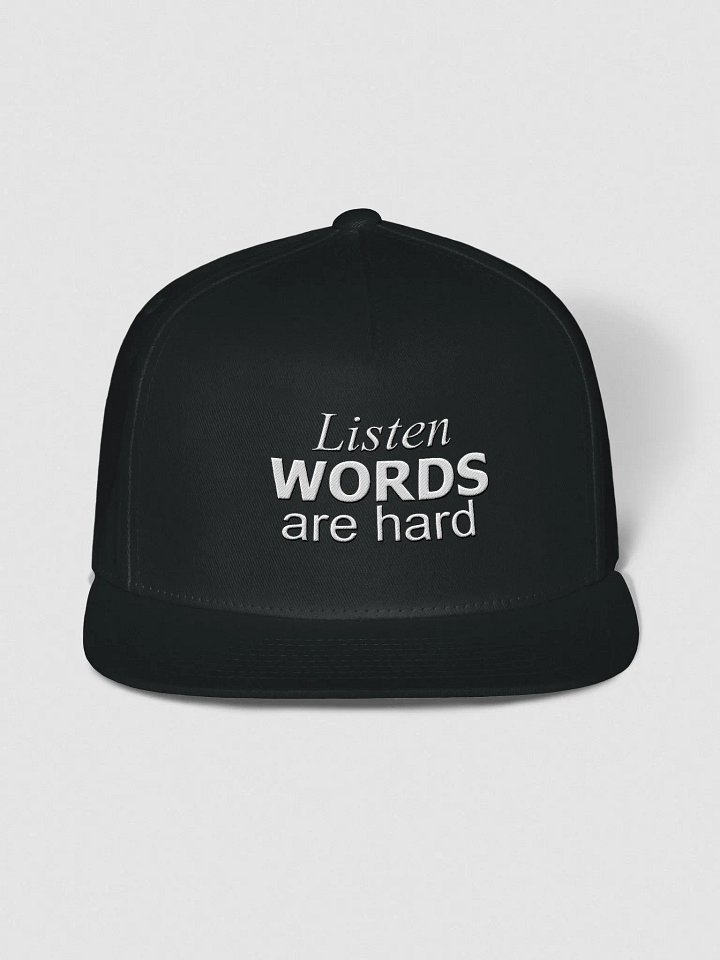Words Are Hard Snapback product image (1)